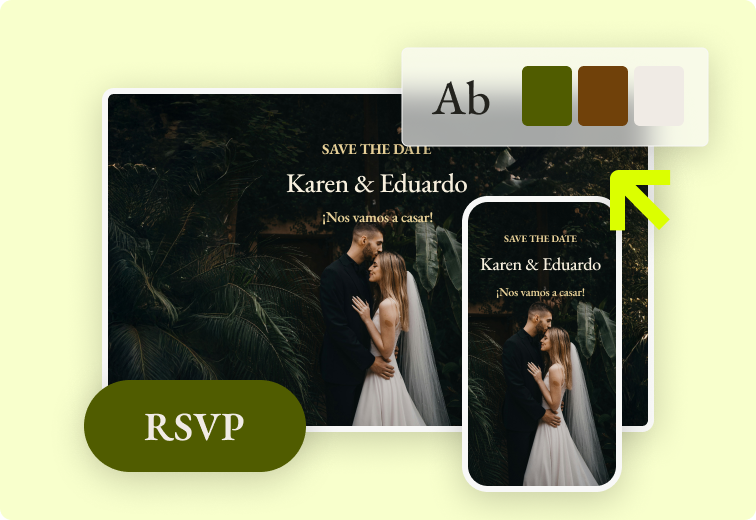 Diseños elegantes y personalizables